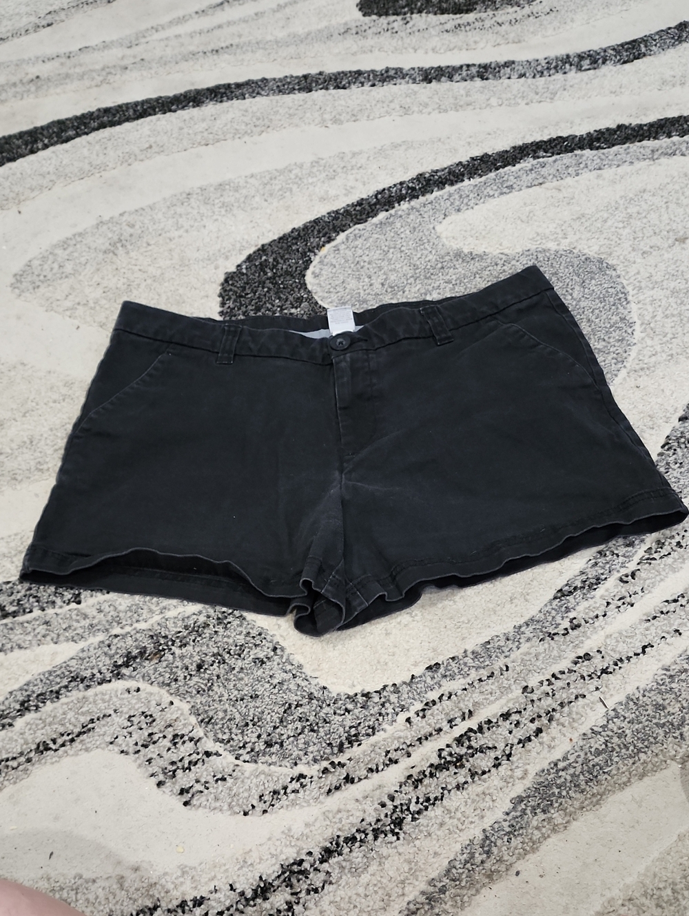 bcg. Size 12. Black High-Waist Casual Shorts